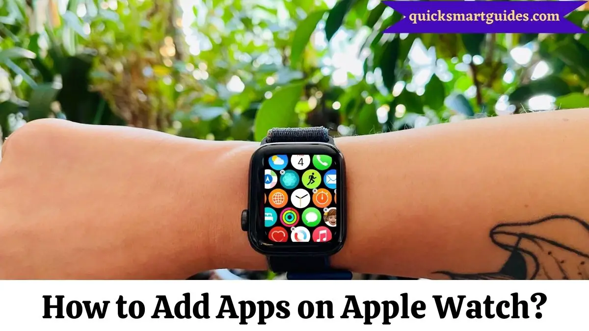 Add Apps on Apple Watch