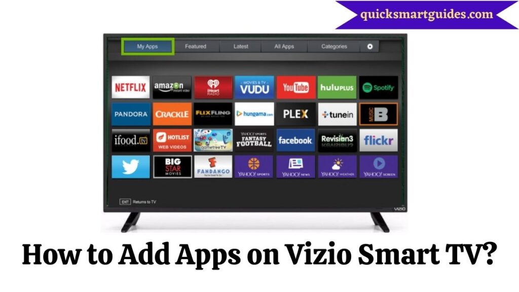 Add Apps on Vizio Smart TV