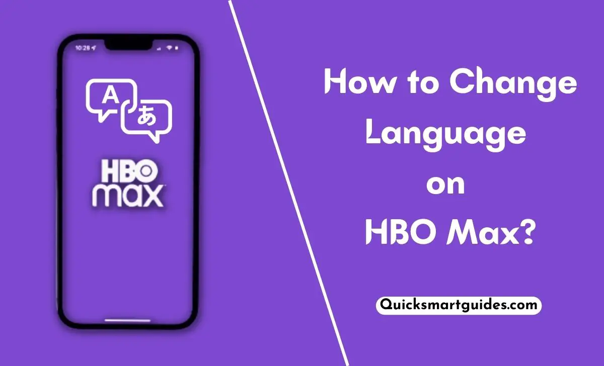 Change Language on HBO Max