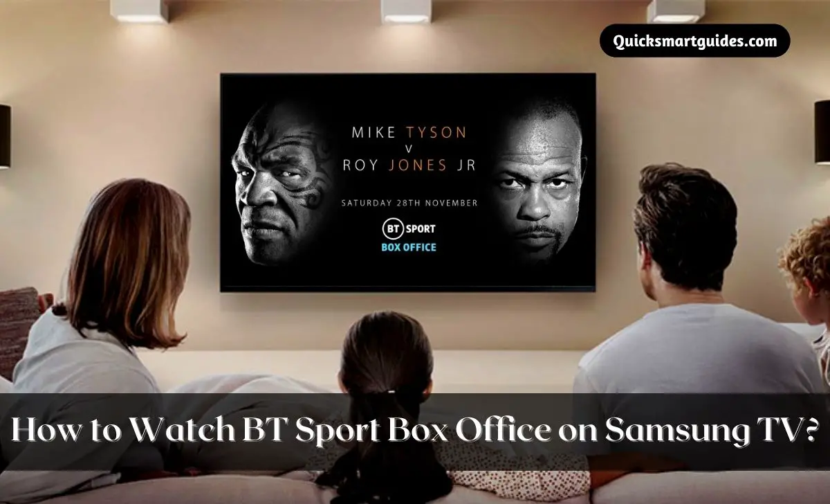 BT Sport Box Office on Samsung TV