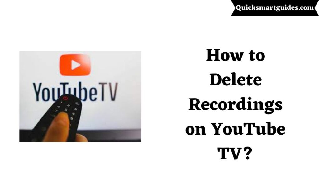 Delete Recordings on YouTube TV